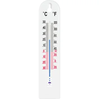 Universāls balts termometrs (-30°C līdz +50°C) 20cm