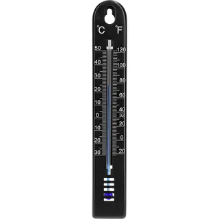Universālais termometrs (-30 līdz +50 °C), 17 cm, melns