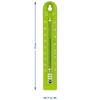 Universālais termometrs (-30 līdz +50°C), 17 cm, zaļš – photo 4