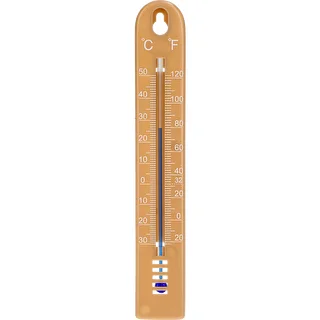 Universāls termometrs (-30 līdz +50 °C), 17 cm, gaiši brūns