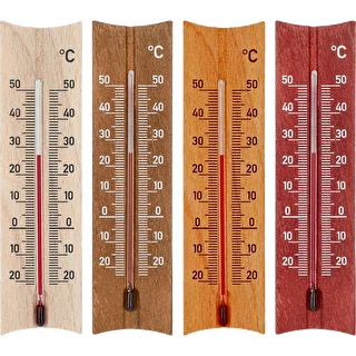 Koka istabas termometrs (-20 līdz +50°C), 15 cm, asorti