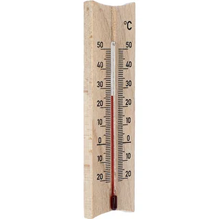 Koka telpu termometrs (-20 līdz +50°C), gaiši brūns, 15 cm – photo 2