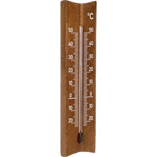 Koka telpu termometrs (-20 līdz +50 °C), tumši brūns, 15 cm – photo 2