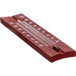 Koka istabas termometrs (-20 līdz +50 °C), mahagonkrāsas, 15 cm – photo 4