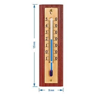 Istabas termometrs ar zelta krāsas skalu (-10°C līdz +50°C) 12 cm – photo 4
