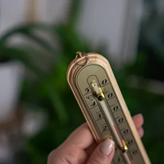 Istabas termometrs ar zelta krāsas skalu (-10°C līdz +50°C) 16 cm – photo 4
