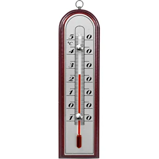 Istabas termometrs ar sudrabkrāsas skalu (-10°C līdz +50°C) 16cm asorti – photo 2