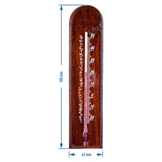 Istabas termometrs ar rakstu (-20°C līdz +50°C) 18 cm asorti – photo 3