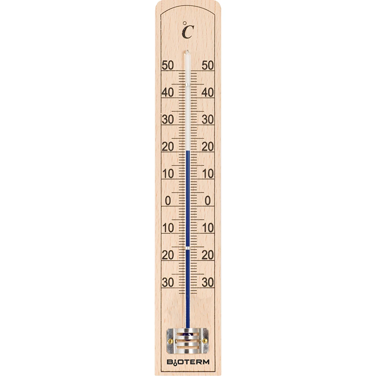 Telpas termometrs ar pastiprinātu kapilāra aizsardzību (-30 °C līdz +50 °C), 20 cm