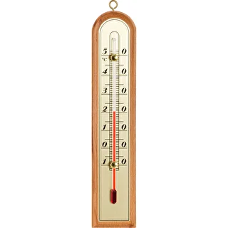 Istabas termometrs ar zelta skalu (-10°C līdz +50°C), 22 cm, asorti