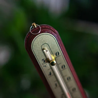 Istabas termometrs ar zelta skalu (-10°C līdz +50°C), 22 cm, asorti – photo 4