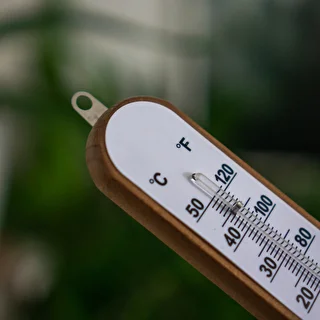Istabas termometrs ar baltu skalu (-30°C līdz +50°C) 20 cm – photo 5
