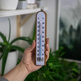 Istabas termometrs ar baltu skalu (-30°C līdz +50°C) 20 cm – photo 3