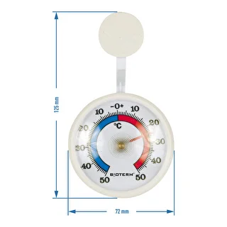 Universāls pašlīmējošs termometrs (no -50°C līdz +50°C) Ø 7,2 cm – photo 2