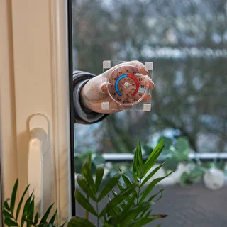 Universāls caurspīdīgs, pašlīmējošs termometrs (-50 °C līdz +50 °C) – photo 3