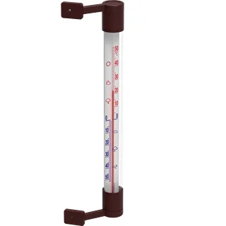 Brūns āra termometrs (-50°C līdz +50°C) 22 cm – photo 2