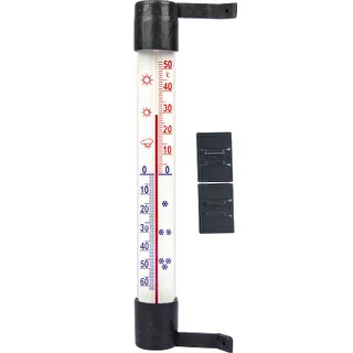Āra termometrs antracīta krāsā (no -60°C līdz +50°C) 23 cm – photo 1