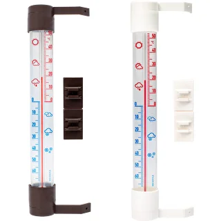 Āra termometrs ar caurspīdīgu skalu (-70 °C līdz +50 °C) 23 cm mix