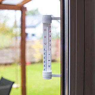 Balts āra termometrs (-50 °C līdz +50 °C) 27 cm – photo 2