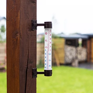 Āra termometrs, brūns (no -50°C līdz +50°C) 27 cm – photo 2