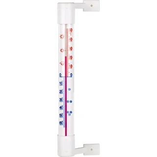 Balts āra termometrs (-50 °C līdz +50 °C) 18 cm – photo 1