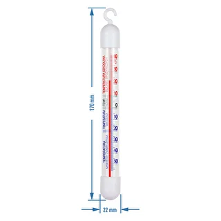 Termometrs ledusskapjiem un saldētavām (-50°C līdz +40°C) 17 cm – photo 2