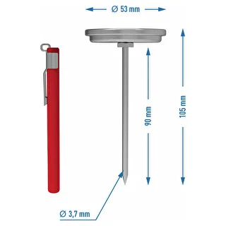 Termometrs šķiņķa vārītājam 0,8 kg (0 °C līdz +120 °C) 9,0 cm – photo 4