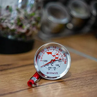 Termometrs ar dubultu skalu (30°C līdz 100°C) / (50°C līdz 300°C) 13,0cm – photo 4