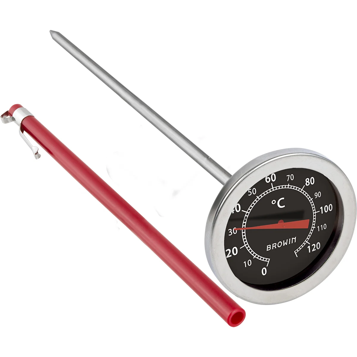 Virtuves termometrs (no 0°C līdz +120°C) 20,5cm