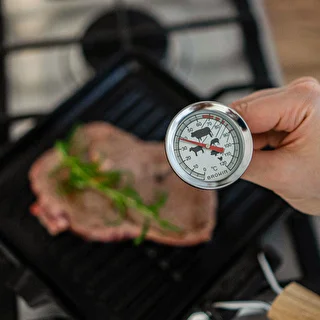 Virtuves termometrs ar grafisko skalu (0°C līdz +120°C) 21,0 cm – photo 6