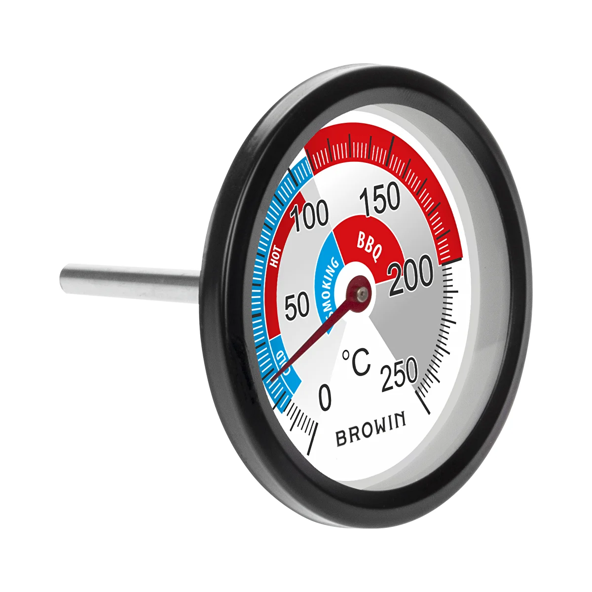 Termometrs kūpinātavai un BBQ (0 °C līdz +250 °C) 5,7 cm