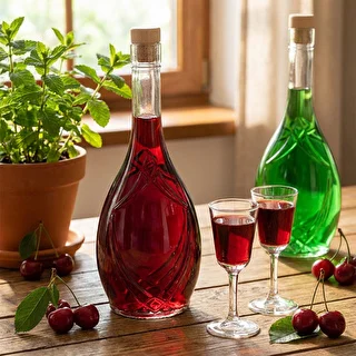 Dekoratīva pudele ICONA 500 ml ar sēnītes tipa korķi, 1 gab. – photo 6