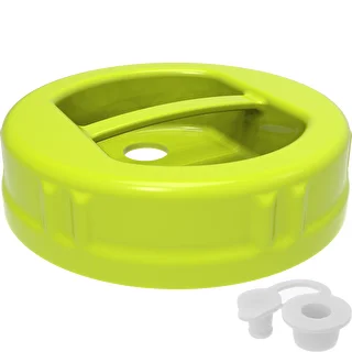 Plastmasas twist-off vāciņš fi 100 ar atveri un aizbāzni – photo 2