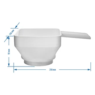 Plastmasas piltuve Kwadratura Koła, Ø 52–85 mm – photo 6