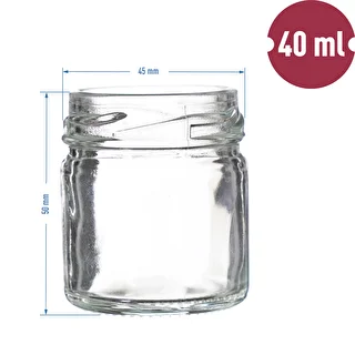 TO burciņa 40 ml ar melnu vāciņu fi 43 - 10 gab. – photo 5