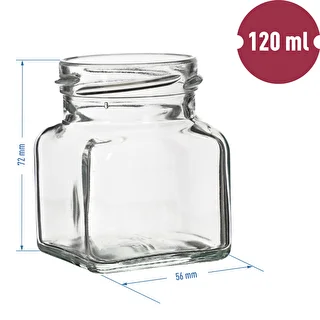 TO burciņa 120 ml „Četri stūri”, fi 53 vāciņš - 6 gab. – photo 5