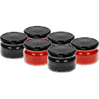 Zema 200 ml burka - ar melnu vāciņu fi 82/6, 6 gab. – photo 3
