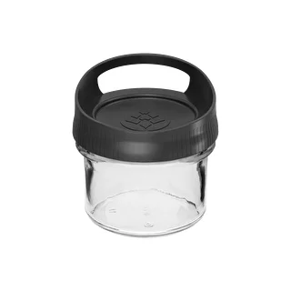 Stikla trauks 235 ml ar skrūvējamu vāciņu piekarināšanai