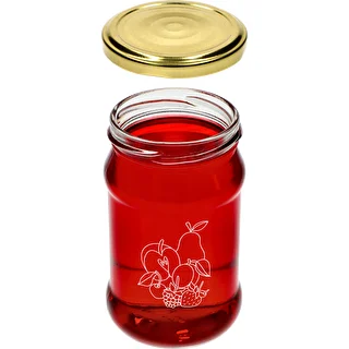 TO burka 300 ml ar dažādu augļu apdruku un vāciņu fi66/4 - 6 gab. – photo 5