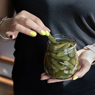 Burka twist-off 500 ml "Apgrieztā Amfora" ar krāsainu vāciņu fi 82/6, 6 gab. – photo 12