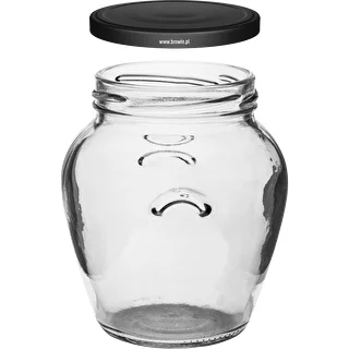 Burka Amfora 580 ml (fi 82) ar melnu vāciņu, 6 gab. – photo 3