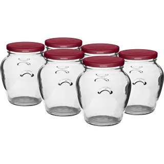Burka Amfora 580 ml (fi 82) ar bordo vāciņu, 6 gab.