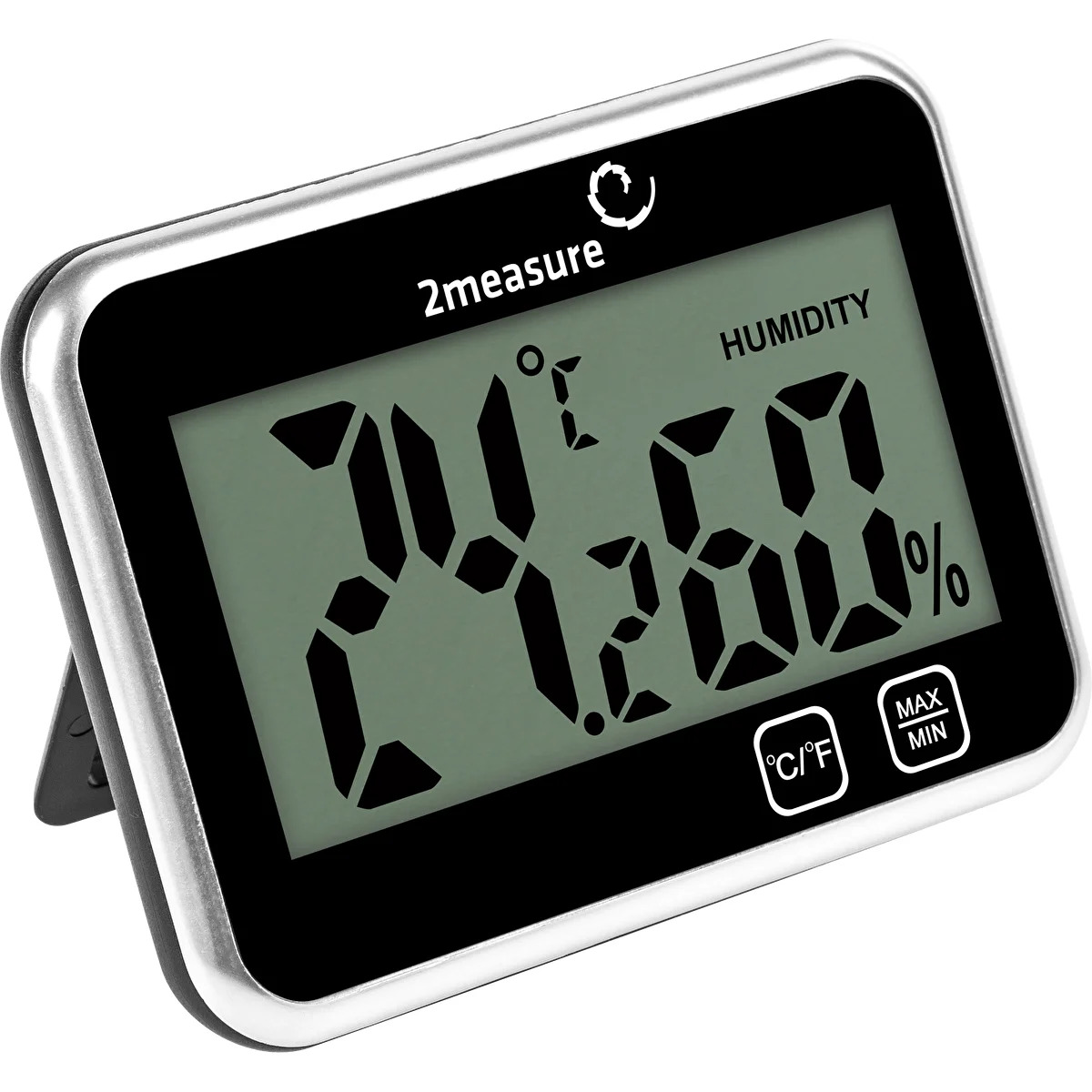 Laikapstākļu stacija – elektroniska, bezvadu, melna