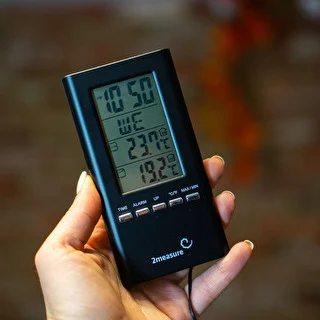 Laikapstākļu stacija – elektroniska, ar zondi, melna – photo 8