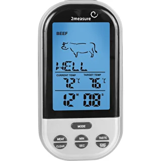 Elektroniskais bezvadu virtuves termometrs ar zondi (0°C līdz +250°C) – photo 2