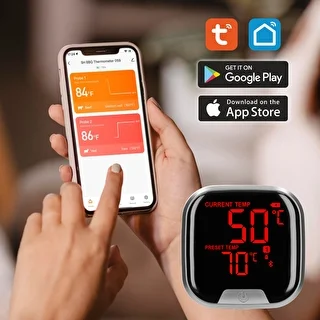 Virtuves termometrs ar Bluetooth, 2 zondes – photo 14
