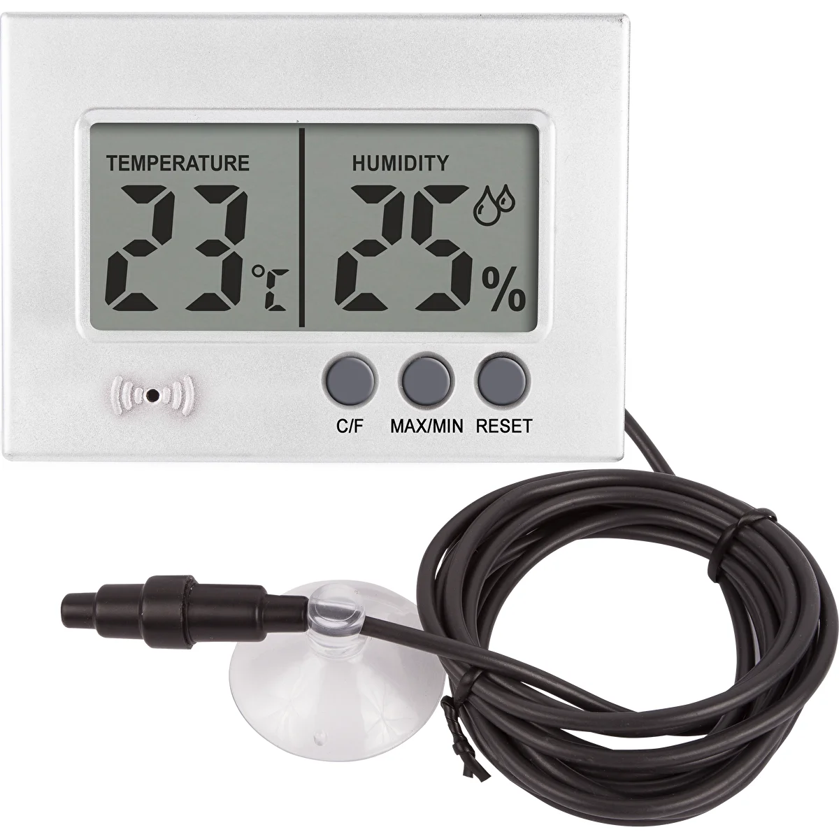Elektroniskais termometrs un higrometrs terārijam (0°C līdz +50°C), 5 cm