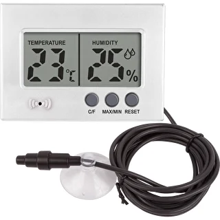 Elektroniskais termometrs un higrometrs terārijam (0°C līdz +50°C), 5 cm