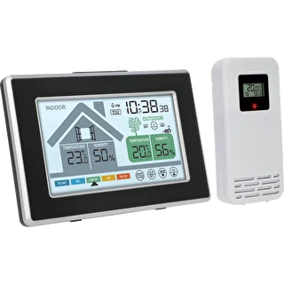 Soens zīmola meteoroloģiskā stacija – elektroniska, ar bezvadu ārējo sensoru – photo 2