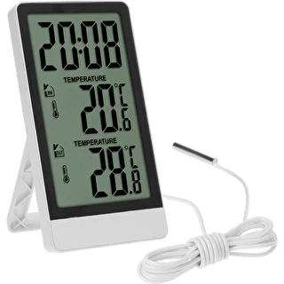 Soens zīmola elektroniskais termometrs – ar zondi, balts